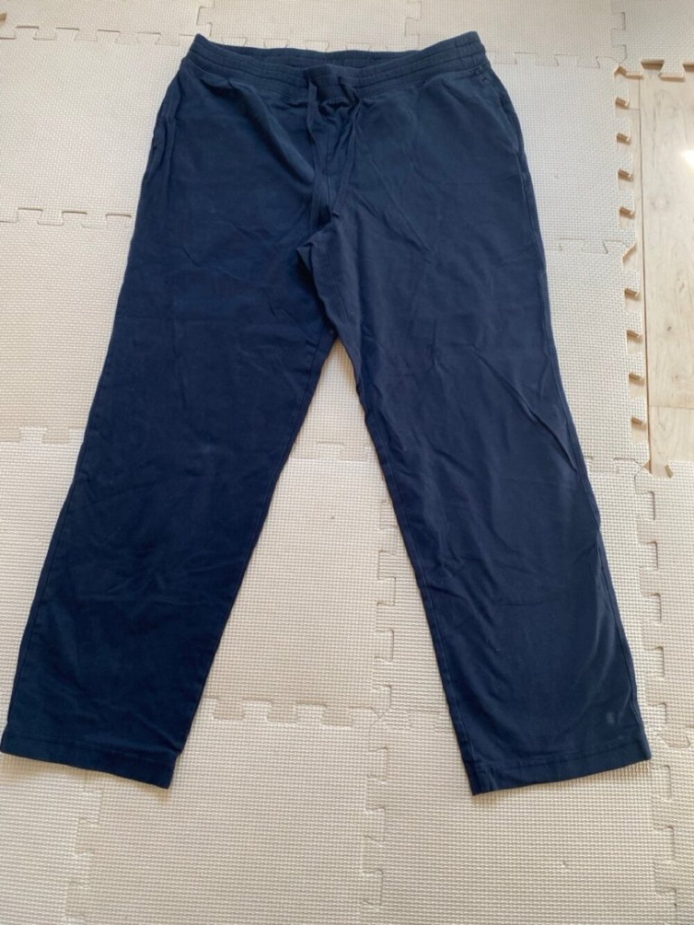 Karen Scott Sport Black Sweatpants Petite L Drawstring Lounge Pants